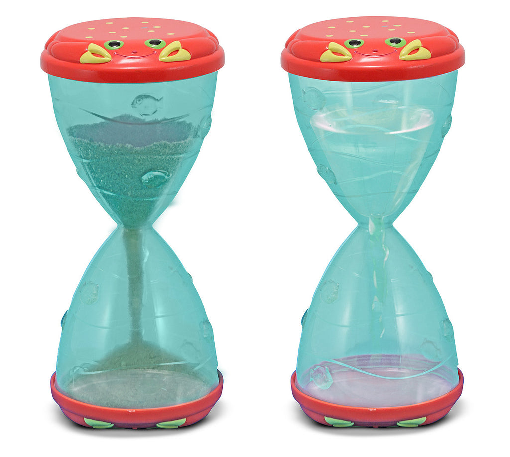 Melissa Doug Clicker Crab Hourglass Sifter & Funnel 6409