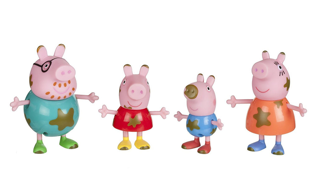 Peppa Pig - Muddy Puddles Family 4-pack