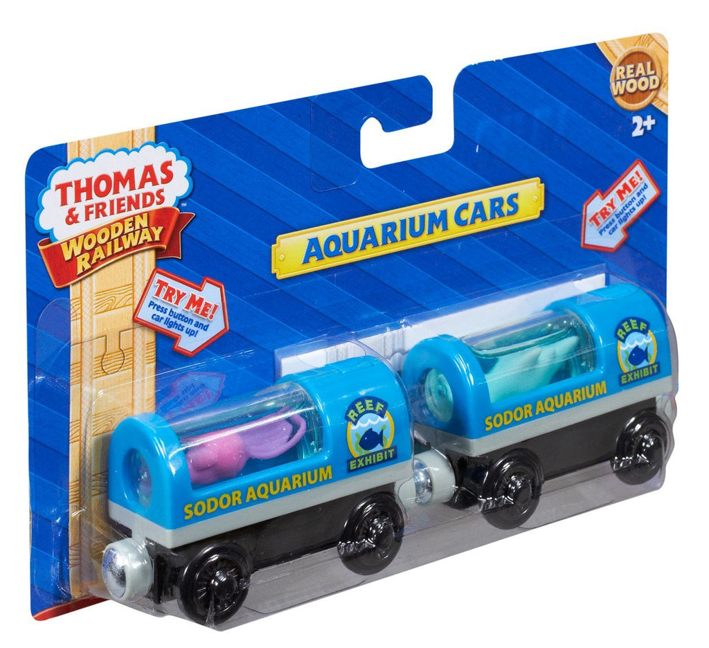 Fisher Price Thomas & Friends Wooden Railway, Aquarium Cars - Battery Operated Y5024