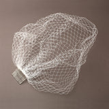 French Netting Birdcage Face Veil 730FV-W