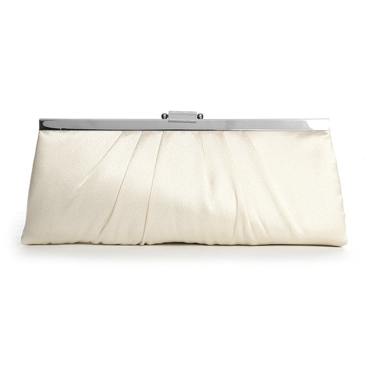 Sleek Framed Satin Wedding Purse 769EB