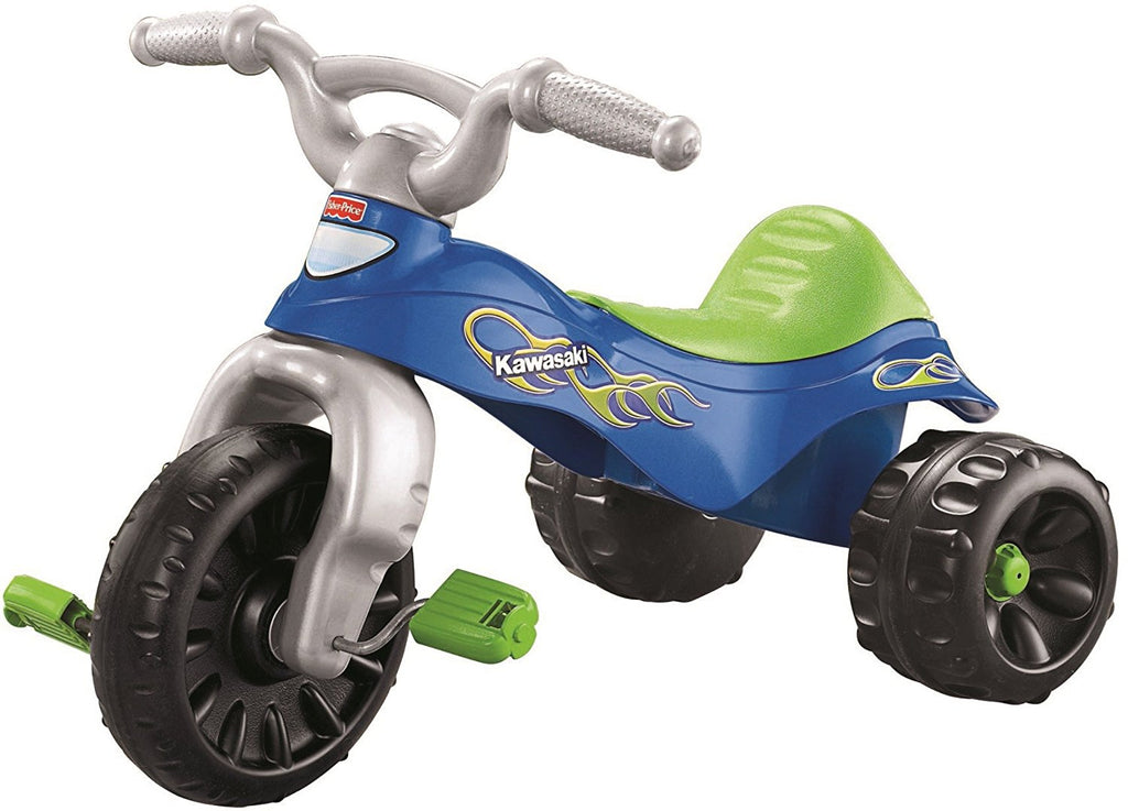 Fisher Price Kawasaki Tough Trike, Blue/Green W2879