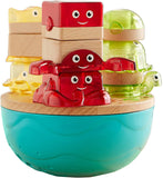 Fisher Price Wooden Toys Deep Blue Sea Stacker DJF65