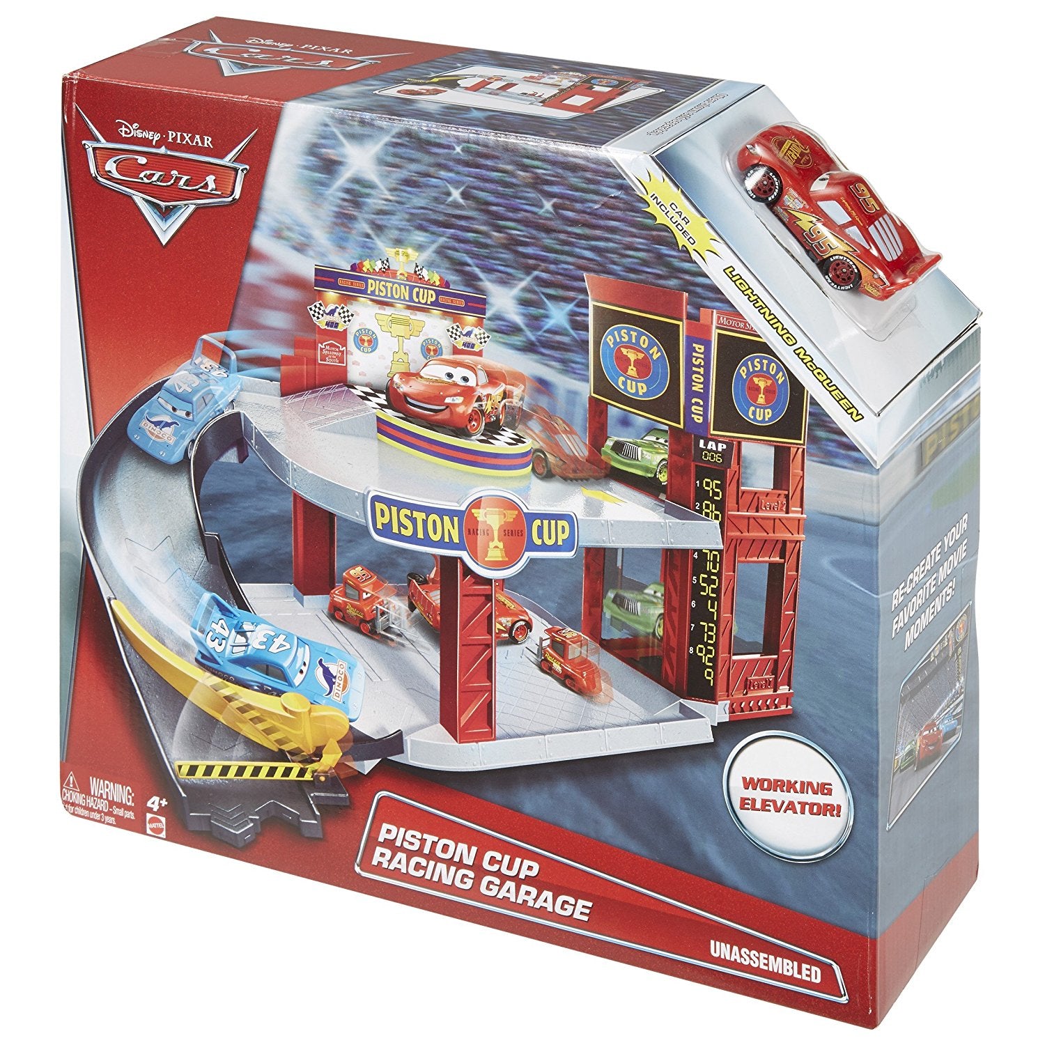 Mattel Disney Pixar Cars Piston Cup Racing Garage DWB90 | You Are