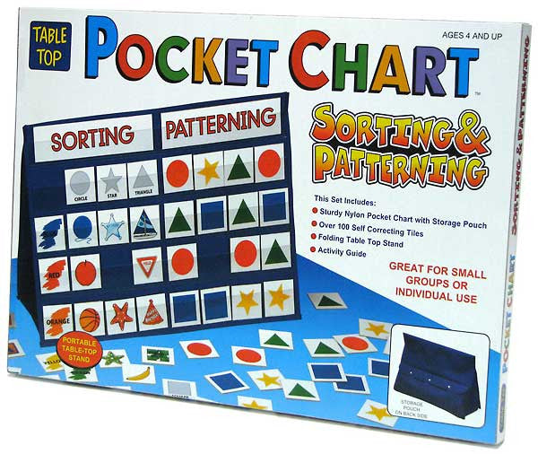 Tabletop Pocket Chart - Sorting & Patterning 782