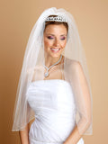 One Layer Bridal Veils with Pencil Edging - 36" 938V-36