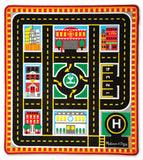 Melissa Doug Round The City Rescue Rug 9406