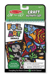 Melissa & Doug On-the-Go Craft Set - Foil Art - Animals 9421