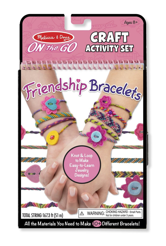 Melissa & Doug On-the-Go Craft Set - Friendship Bracelets 9422