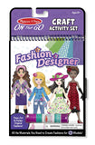 Melissa & Doug On-the-Go Craft Set - Fashion Designer 9423