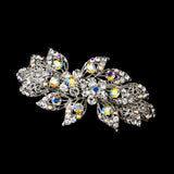 Stunning Antique Silver AB Barrette 8334