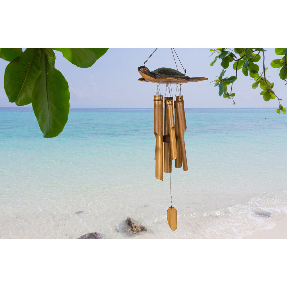 Woodstock Sea Turtle Bamboo Chime CTU315