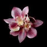 Realistic Looking Bridal Orchid Flower Hair Clip 400