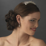 Stunning Swarovski Crystal and Pearl Bridal Comb 354