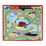 Melissa and Doug Kids' Round the Town Road Rug Playmat