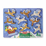 Melissa & Doug Santa's Sleigh Chunky Puzzle