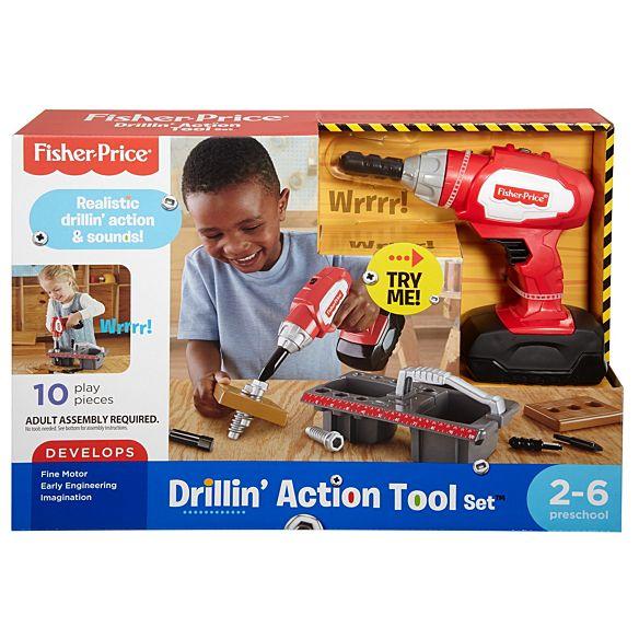 Fisher Price Drillin’ Action Tool Set DVH16