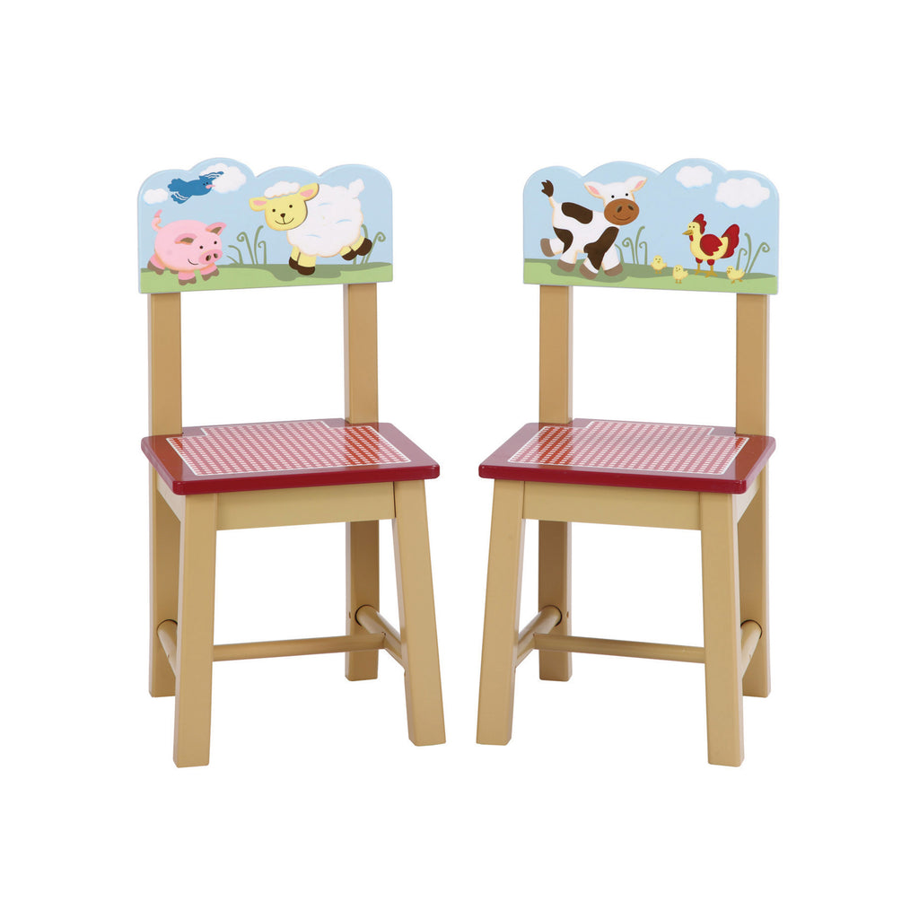 Guidecraft Farm Friends Table & Chairs Set G86702