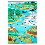 Melissa & Doug Jumbo Habitats Activity Rug, 58 x 79"