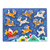 Melissa & Doug Santa's Sleigh Chunky Puzzle