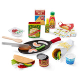 Toddler Melissa & Doug Fill & Fold Taco & Tortilla Set