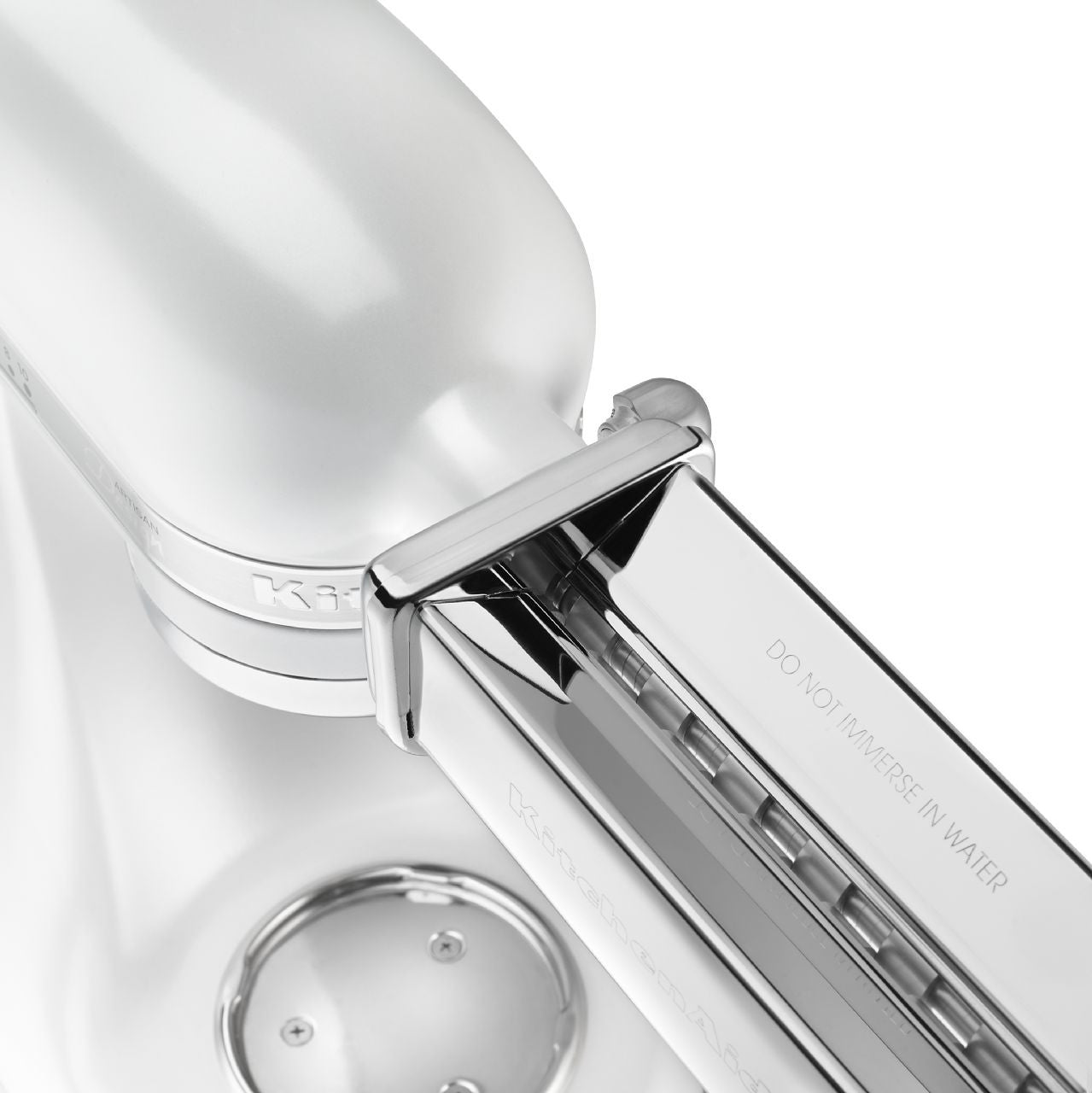KSM155GBFP Kitchenaid Artisan® Design Series 5 Quart Tilt-Head Stand Mixer  with Glass Bowl - Frosted Pearl White
