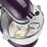 Kitchenaid 5 Qt. Artisan Design Series with Glass Bowl - Plumberry KSM155GBPB