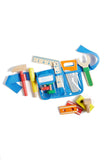 Melissa & Doug Deluxe Tool Belt Set - 5 Wooden Tools, 8 Building pc, Adjustable Belt