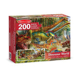 Melissa And Doug Dinosaur World Jumbo Floor Puzzle 200pc