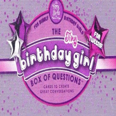 Tiny Birthday Girl Box of Questions Set #1