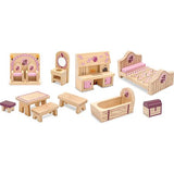 Melissa & Doug Princess Castle Wooden Dollhouse Furniture (12pc)