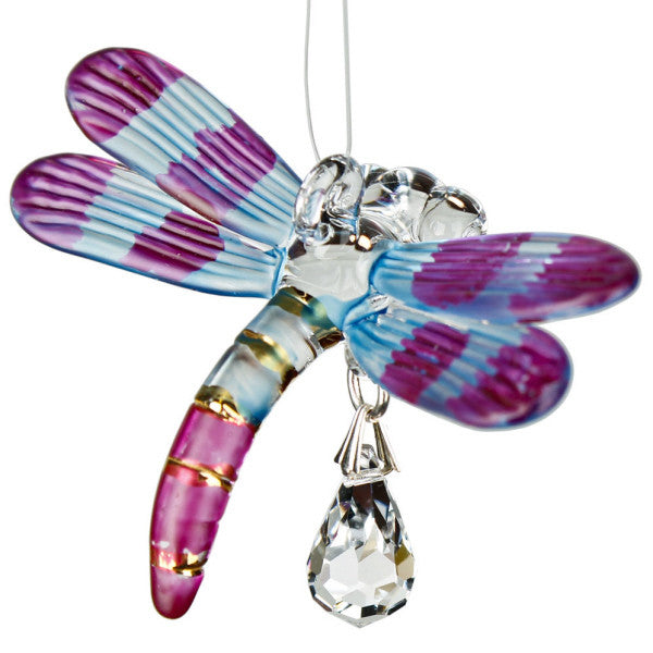 Woodstock Fantasy Glass Dragonfly, Autumn Violet CDPV - Discontinued as of 07/2015