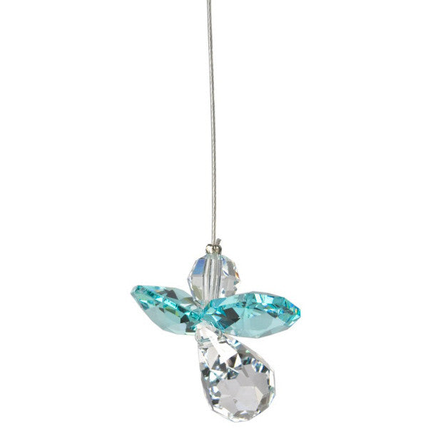 Woodstock Crystal Guardian Angel - Blue Zircon CGBZ