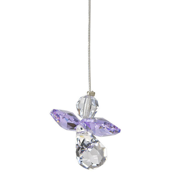 Woodstock Crystal Guardian Angel - Light Amethyst CGLA