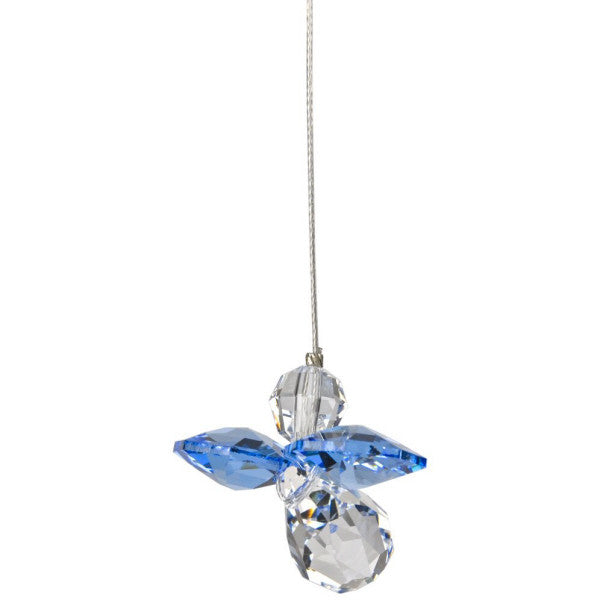 Woodstock Crystal Guardian Angel - Sapphire CGSA