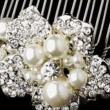 Silver or Gold Plated Bridal Comb 3473