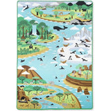 Melissa & Doug Jumbo Habitats Activity Rug, 58 x 79"