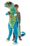 Melissa & Doug Jumbo T-Rex Dinosaur - Lifelike Stuffed Animal (over 4 feet tall)