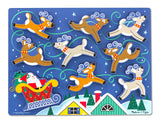 Melissa & Doug Santa's Sleigh Chunky Puzzle