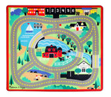 Melissa and Doug Kids' Round the Town Road Rug Playmat