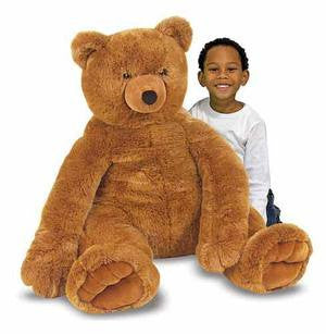 Melissa & Doug Jumbo Brown Teddy Bear 2138