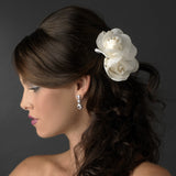 Realistic Looking Twin Gardenia Flower Hair Clip 410